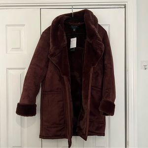 Banana Republic Shearling Lined Coat